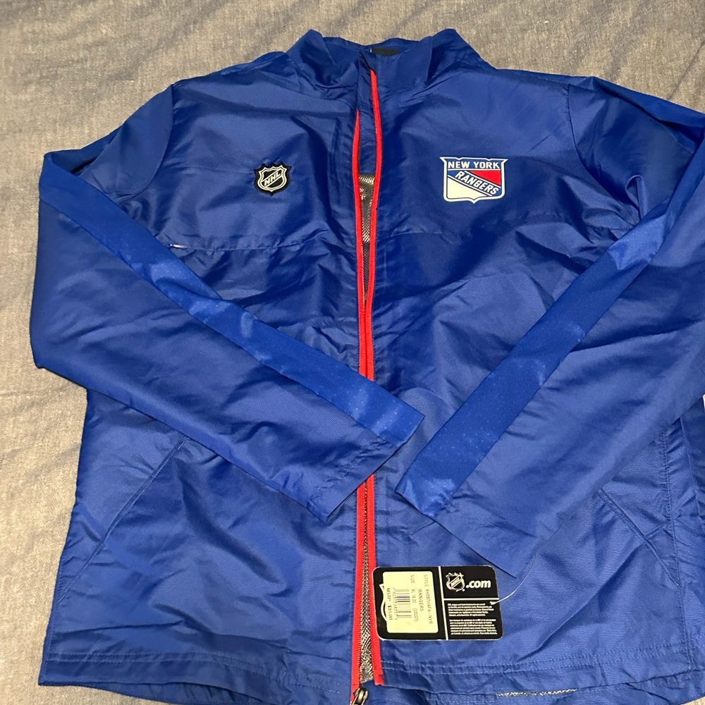 NY Rangers warm up jacket